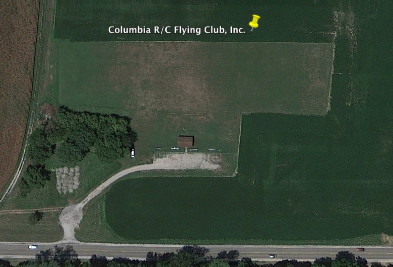 aerial view of our field